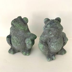 NEW Garden Mini Cement Concrete Frog